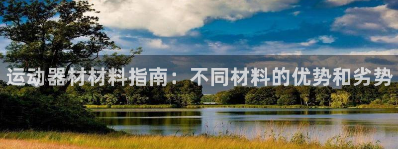 意昂3代理：运动器材材料指南：不同材料的优势和劣势
